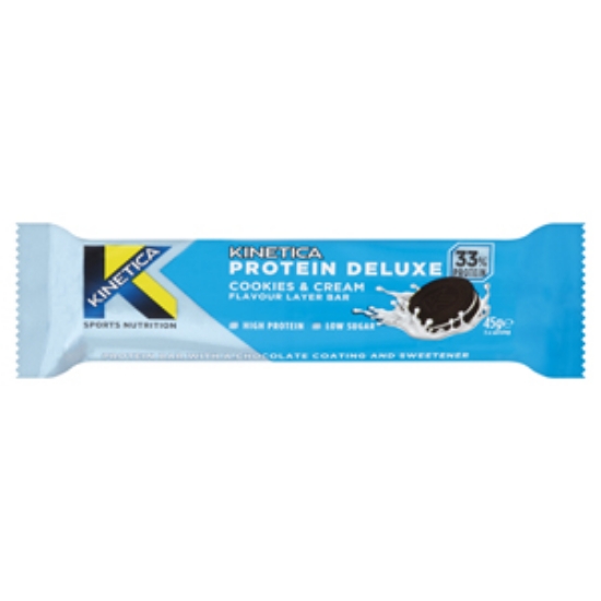 Picture of Kinetica Protein Deluxe Cook&Cream Bar45g x15